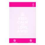 [Cupcake] keep calm and love awel  Stationery