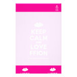 [Two hearts] keep calm and love ffion  Stationery