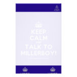 [Crown] keep calm and talk to millerboy!  Stationery