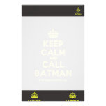 [Crown] keep calm and call batman  Stationery