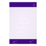 [Electric guitar] keep calm and rock out  Stationery