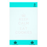 [Crown] keep calm and eat cookies  Stationery