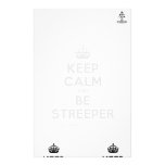 [Crown] keep calm and be streeper  Stationery
