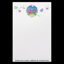 Stationery - BUTTERFLY POP ART stationery