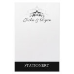 Stationery Formal Embellishment Black White