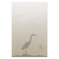 Stationery - Heron silhouette