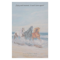 Stationery, Horses in the surf