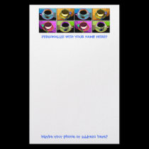 Stationery - Java Addictions Pop Art stationery