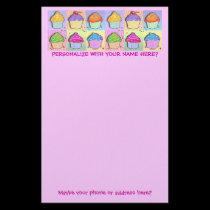 Stationery - Pop Art Cupcakes stationery
