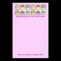 Stationery - Pop Art Cupcakes stationery