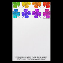 Stationery - Pop Art SHAMROCKS stationery