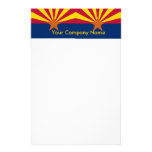 Stationery with Flag of Arizona