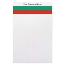 Stationery with Flag of Bulgaria