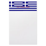 Stationery with Flag of Greece
