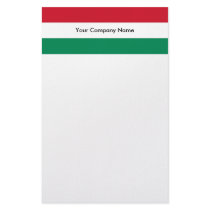 Stationery with Flag of Hungary