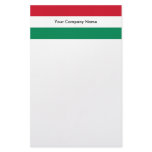 Stationery with Flag of Hungary