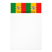 Stationery with Flag of Los Angeles, California stationery