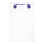 Stationery with Flag of Massachuttes