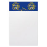 Stationery with Flag of Nebraska