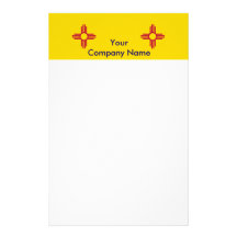 Stationery with Flag of New Mexico