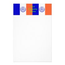 Stationery with Flag of New York stationery