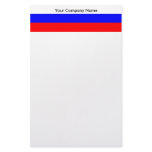 Stationery with Flag of Russia
