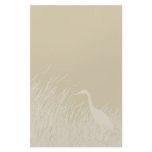 Stationery with heron silhouette