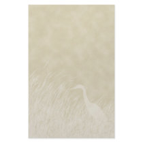 Stationery with heron silhouette