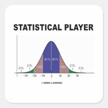 Statistical Player (Bell Curve Attitude) Sticker