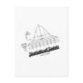 Statistical Spirit (Normal Distribution Curve) Postcard