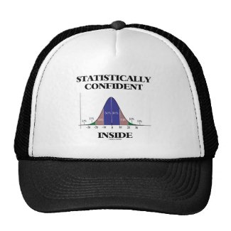 Statistically Confident Inside (Bell Curve Humor) Hat