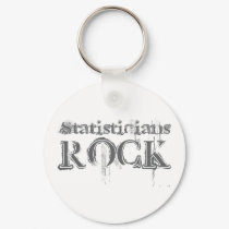 Statisticians Rock keychains