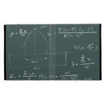 Statistics blackboard iPad folio cover