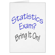 Statistics Exam Bring It On cards