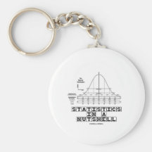 Statistics In A Nutshell (Stats Cheat Sheet) Key Chain