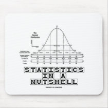 Statistics In A Nutshell (Stats Cheat Sheet) Mousepad