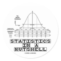 Statistics In A Nutshell (Stats Cheat Sheet) stickers