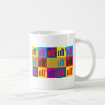 Statistics Pop Art Coffee Mug