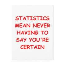 statistics postcards