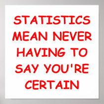 statistics posters