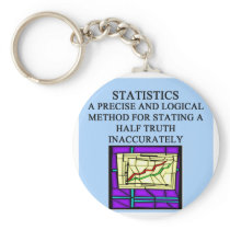 STATISTICS statistician humor Keychain