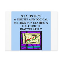 STATISTICS statistician humor postcards