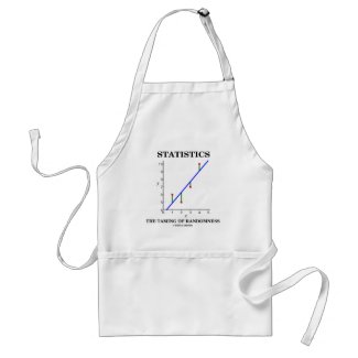 Statistics The Taming Of Randomness (Stats Humor) apron