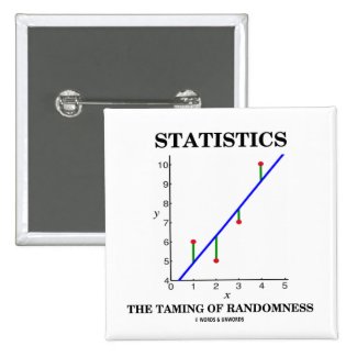 Statistics The Taming Of Randomness (Stats Humor) Pin