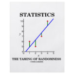 Statistics The Taming Of Randomness (Stats Humor) Custom Flyer