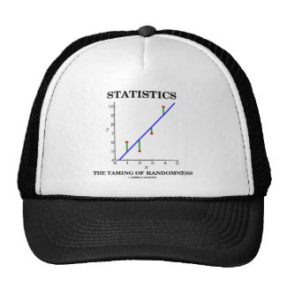 Statistics The Taming Of Randomness (Stats Humor) Trucker Hat