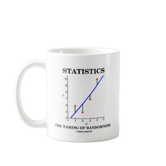 Statistics The Taming Of Randomness (Stats Humor) mug