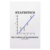 Statistics The Taming Of Randomness (Stats Humor) Stationery Design