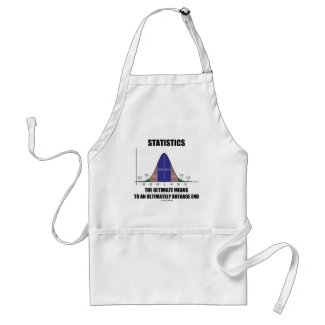 Statistics Ultimate Means Ultimately Average End zazzle_apron