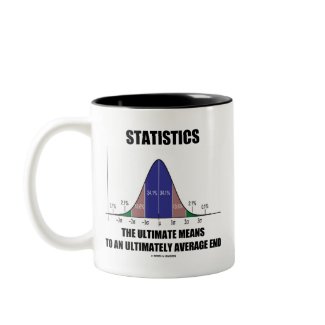 Statistics Ultimate Means Ultimately Average End zazzle_mug